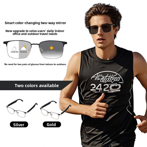 Gafas Inteligentes con Traducción IA en Tiempo Real - Bluetooth, Música y Llamadas