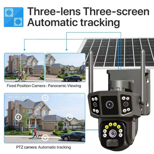 C�mara de vigilancia solar V380Pro