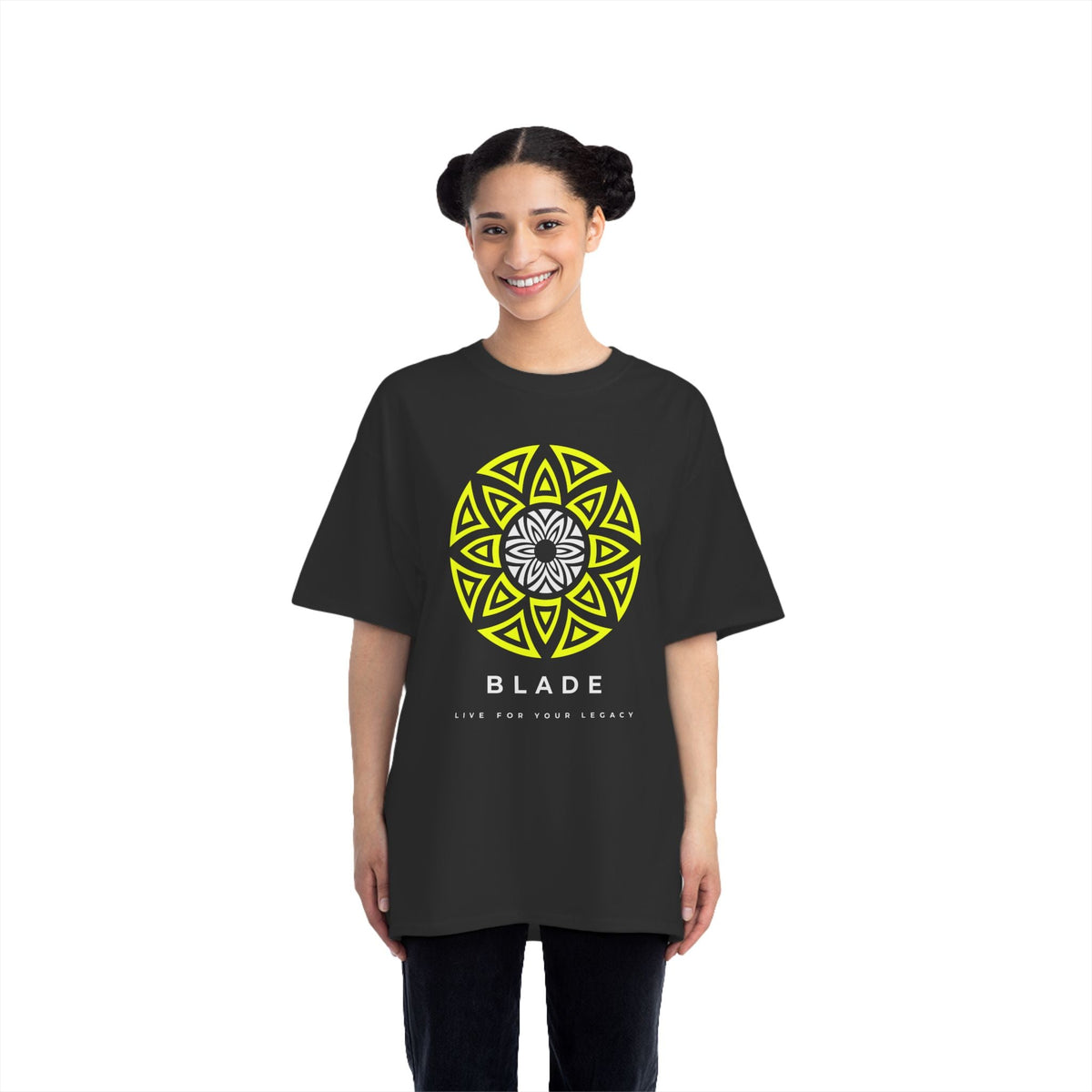 Oversized Ethereal Azteca Logo T-Shirt