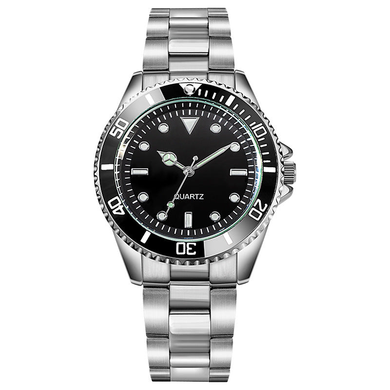Reloj de cuarzo para hombre con esfera luminosa