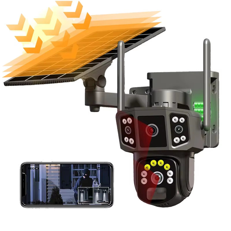 C�mara de vigilancia solar V380Pro