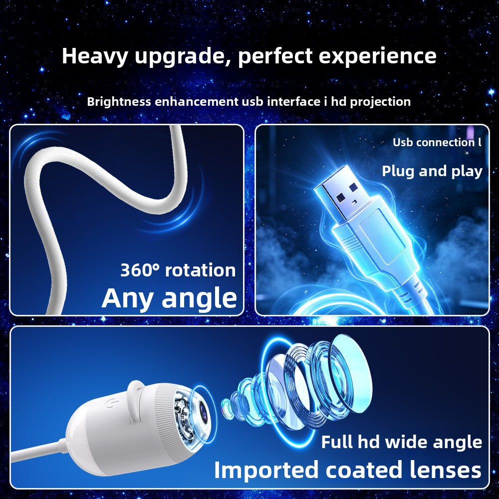 Proyector LED de cielo Estrellado - Luz Nocturna para auto y Dormitorio con Logo Personalizable
