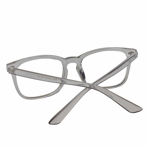 HARPER - Horn Rimmed Glasses Crystal Gray Clear Lens