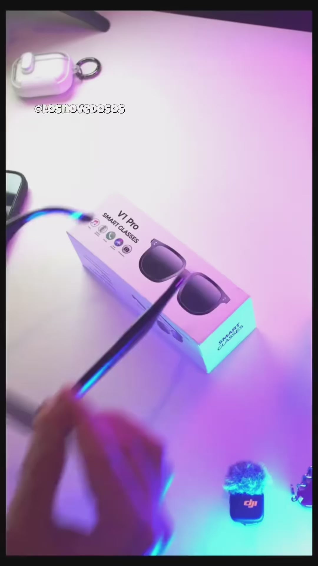 Smart Glasses with Real-Time AI Translation - Bluetooth, Music, and Calls